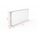 FixtureDisplays® 4.8x10 Panoramic Picture Frame Magnetic Signholder Mareting Signage Clear Frame 119877